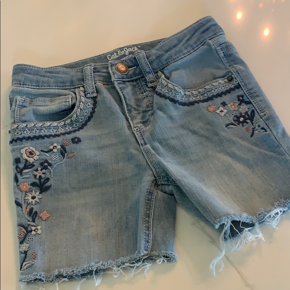 Cat & Jack Other - Floral Cutoffs